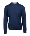 Fedeli Long-sleeved Sweater In Blue
