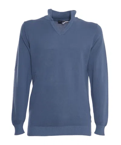 FEDELI FEDELI V-NECK KNITTED PULLOVER
