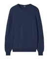 Fedeli Long-sleeved Sweater In Blue