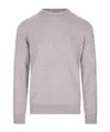 Fedeli Long-sleeved Sweater In Gray