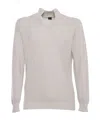 Fedeli Supima Dusty Sweater In White