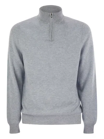 Fedeli Long-sleeves Sweater In Gray