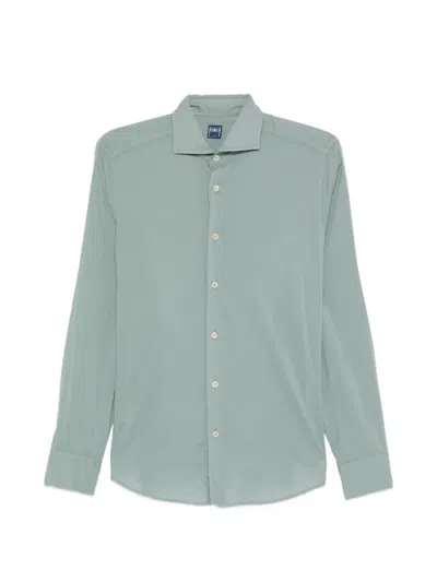 Fedeli Long-sleeve Shirt In Green
