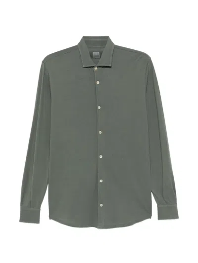 Fedeli Long-sleeve Shirt In Green