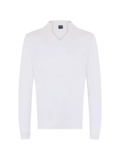 Fedeli Long-sleeve Sweater In White