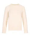Fedeli Long-sleeved Knitted Pullover In Neutral