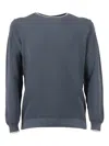 Fedeli 圆领毛衣 L/s 针织毛衣男 In Blue