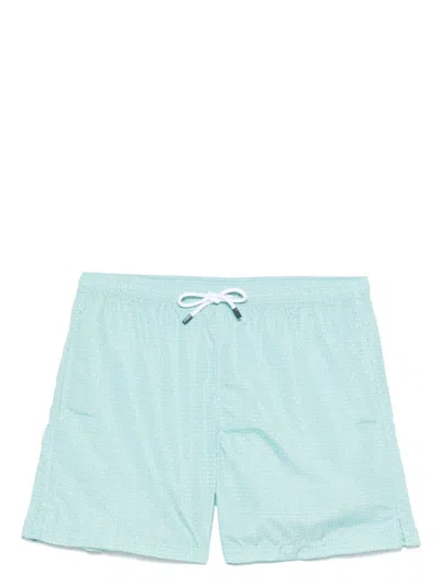 Fedeli Madeira Airstop Swim Shorts In Green