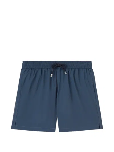 Fedeli Madeira Drawstring Swim Shorts In Blue