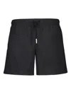 Fedeli Madeira Drawstring-waist Swim Shorts In Black