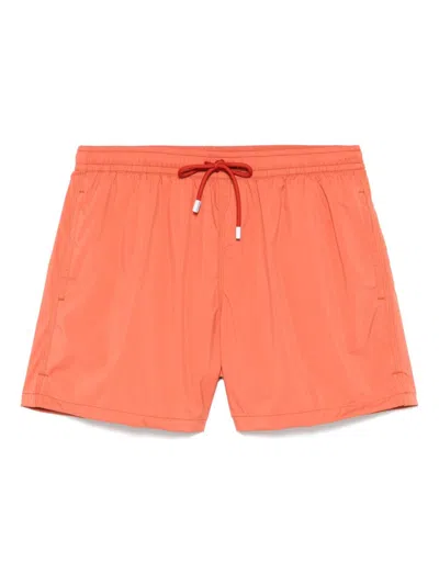 Fedeli Madeira Swim Shorts In 橘色
