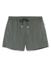 Fedeli Drawstring Swim Shorts In 绿色