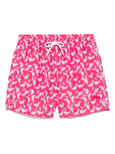 Fedeli Madeira Swim Shorts In Pink
