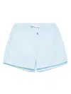 Fedeli Swim Trousers Woven Fabric Man In Blue