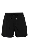 Fedeli Drawstring Swimming Shorts In Black
