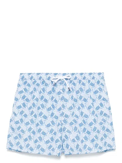 Fedeli Madeira Swim Shorts In Multicolor