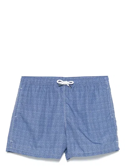 Fedeli Madeira Swim Shorts In Blue
