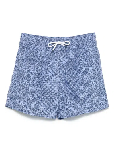 Fedeli Madeira Swim Shorts In Blue