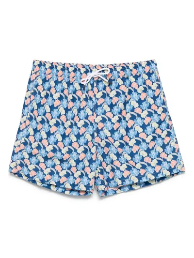 Fedeli Madeira Swim Shorts In Multicolor