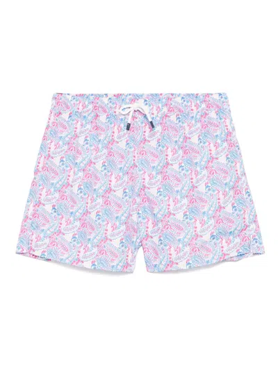 Fedeli Madeira Swim Shorts In Blue