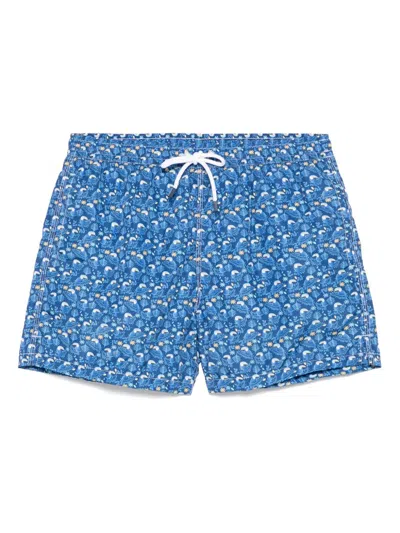 Fedeli Madeira Swim Shorts In Blue