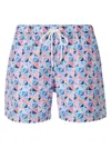 Fedeli Man Swim Trunks Sky Blue Size Xl Recycled Polyester In Blue