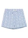 Fedeli Madeira Swim Shorts In Blue