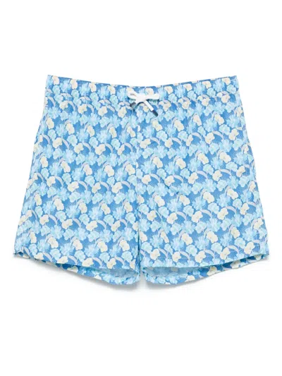 Fedeli Madeira Swim Shorts In Blue