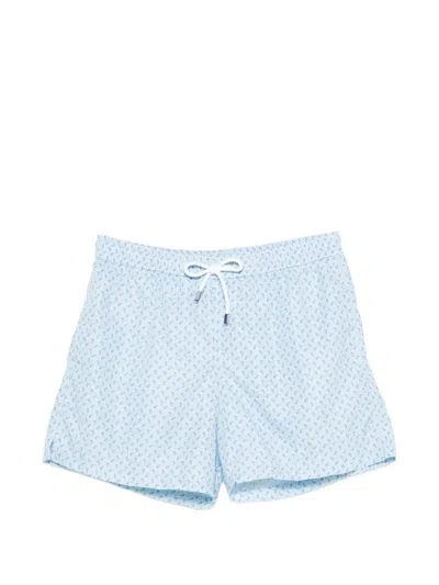 Fedeli Madeira Swim Shorts In Blue