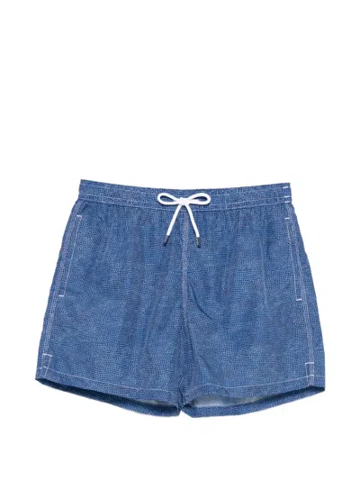 Fedeli Madeira Swim Shorts In Blue