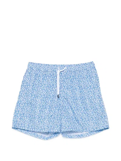 Fedeli Madeira Swim Shorts In Blue