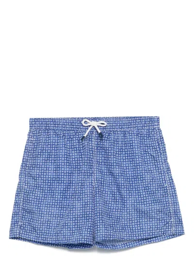 Fedeli Madeira Swim Shorts In Blue