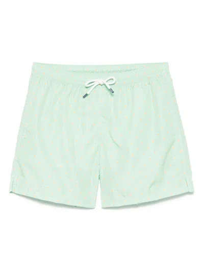 Fedeli Madeira Airstop Swim Shorts In Green