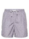 Fedeli Madeira Swim Shorts In Grey