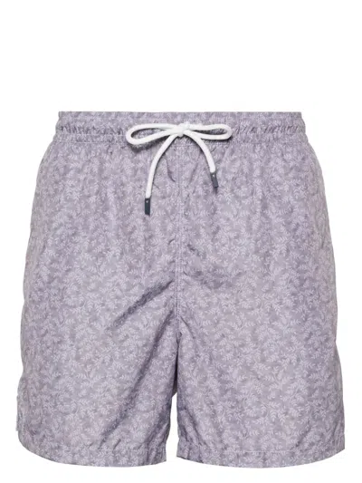 Fedeli Madeira Swim Shorts In Grey
