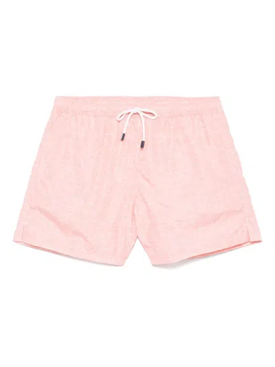 Fedeli Madeira Swim Shorts In Orange