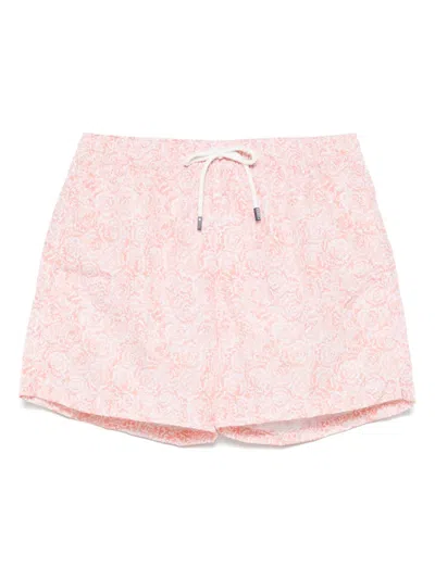 Fedeli Madeira Swim Shorts In Orange