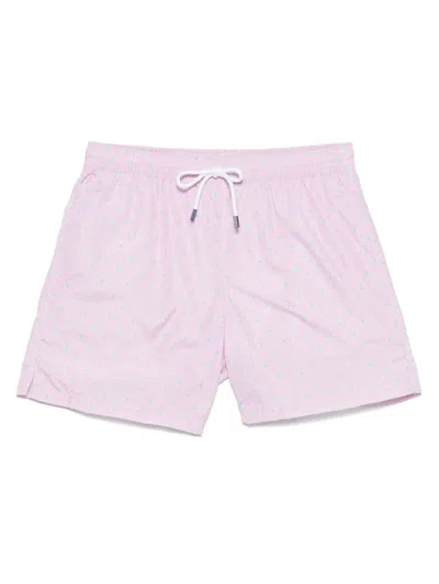 Fedeli Madeira Swim Shorts In Pink