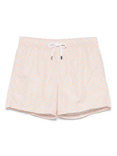 Fedeli Madeira Swim Shorts In Yellow