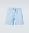 Fedeli Drawstring Swimming Trunks In Blue