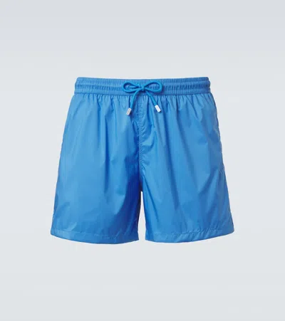 Fedeli Madeira Swim Trunks In Blue