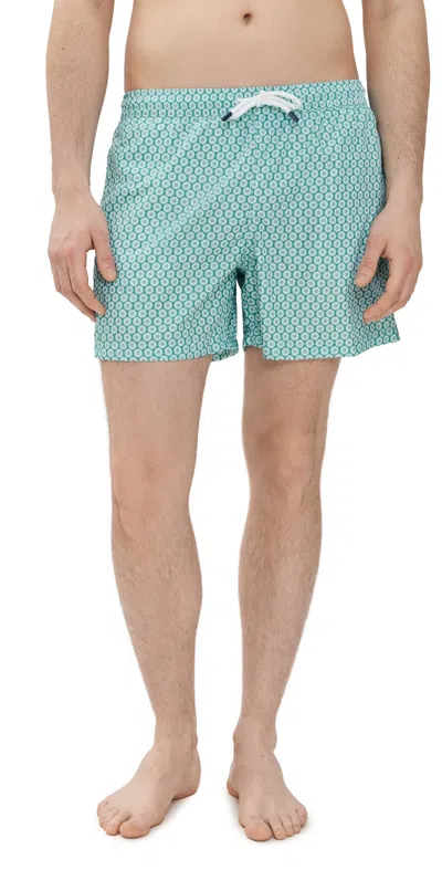 FEDELI MADEIRA SWIM TRUNKS 5 GREEN
