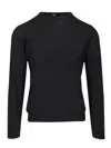 Fedeli Man Sweater Black Size 48 Cotton