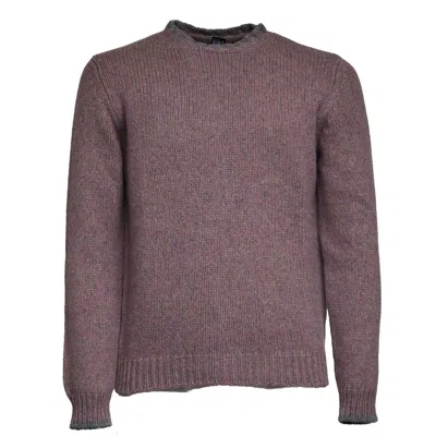 Fedeli Maglia Argentina Baby Alpaca Mouliné Sweater In Gray