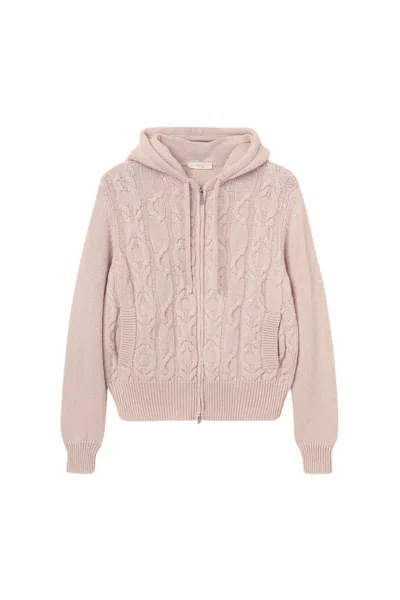 Fedeli "makalù" Hoodie Sweater In Pink