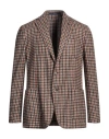 Fedeli Man Blazer Grey Size 38 Baby Alpaca Wool, Wool, Polyester In Grey