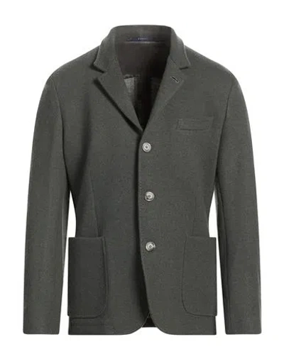 Fedeli Man Blazer Grey Size 40 Cashmere In Gray