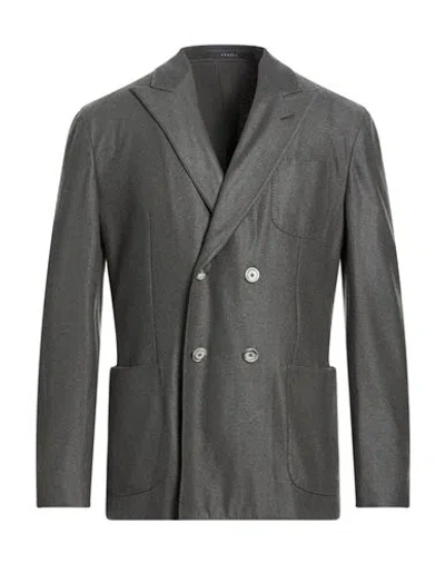 Fedeli Man Blazer Grey Size 40 Cashmere