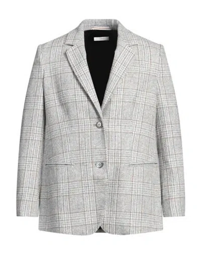 Fedeli Man Blazer Light Grey Size 32 Cashmere