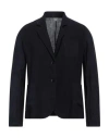 Fedeli Man Coat Midnight Blue Size 50 Cashmere In Blue